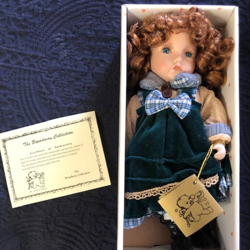 NEW! The Broadway Collection Red Haired Doll with certificate of authenticity